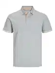 Jack & Jones Poloshirt JJEPAULOS POLO SS NOOS Hellgrau