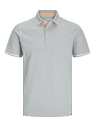 Jack & Jones Poloshirt JJEPAULOS POLO SS NOOS Hellgrau