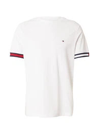 T-Shirt navy / rot / wei