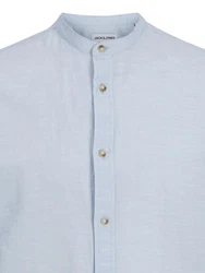 Jack & Jones Langarmhemd JJESUMMER BAND SHIRT LS SN hellblau
