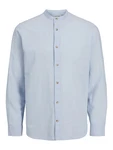 Jack & Jones Langarmhemd JJESUMMER BAND SHIRT LS SN hellblau