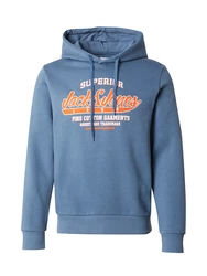 JACK & JONES Sweatshirt opal/orange/wei