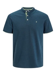 JACK & JONES T-Shirt JJEPAULOS marine/hellgrn