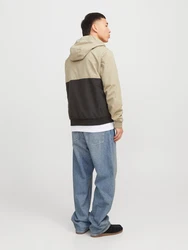 Jack & Jones Jacke hellbraun/schwarz