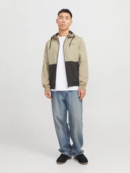 Jack & Jones Jacke hellbraun/schwarz