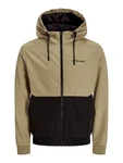 Jack & Jones Jacke hellbraun/schwarz