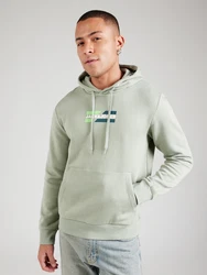 JACK & JONES Sweatshirt 'JJECorp' marine/mint/hellgrn/wei
