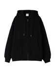 Bershka Sweatjacke schwarz