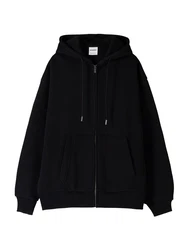 Bershka Sweatjacke schwarz