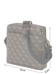 GUESS Tasche 'Torino' braun/kastanienbraun