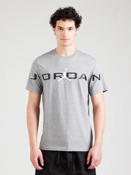 Jordan T-Shirt 'AIR' graumeliert/schwarz/weiß