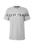 Jordan T-Shirt 'AIR' graumeliert/schwarz/weiß