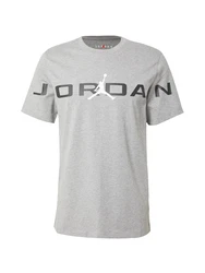 Jordan T-Shirt 'AIR' graumeliert/schwarz/weiß