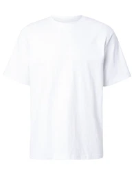 T-Shirt 'Enjoy' blau / dunkelrot / wei