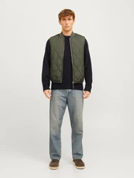 JACK & JONES Weste 'JJKODA' oliv