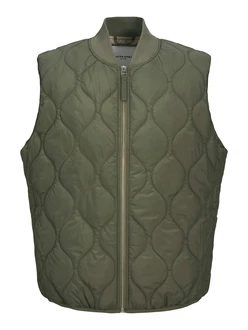 JACK & JONES Weste 'JJKODA' oliv