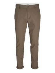JACK & JONES Chinohose 'Marco Fury' mokka