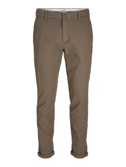 JACK & JONES Chinohose 'Marco Fury' mokka