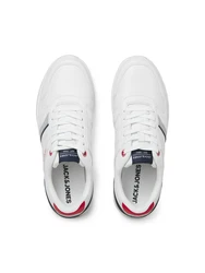 JACK & JONES Sneaker JFWBARON grau/dunkelrot/schwarz/weiß