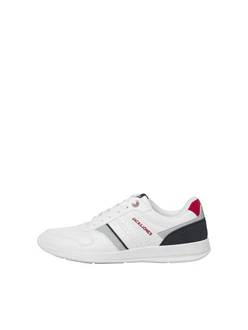 JACK & JONES Sneaker JFWBARON grau/dunkelrot/schwarz/weiß