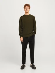 JJ Rebel Pullover 'JREBASHER' tanne