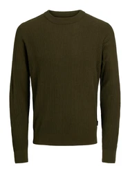 JJ Rebel Pullover 'JREBASHER' tanne