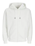 JACK & JONES Sweatjacke JJEBradley weiß