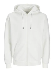 JACK & JONES Sweatjacke JJEBradley weiß