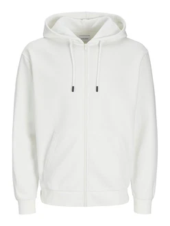 JACK & JONES Sweatjacke JJEBradley weiß