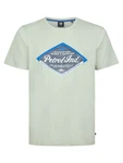 Petrol Industries T-Shirt 'Vista' blau/marine/pastellgrün/weiß