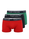 TOM TAILOR Unterhemd Hip Pants Retro Boxer marine/grasgrn/karminrot TOM TAILOR Unterhemd Hip Pants Retro Boxer marine/grasgrn/karminrot