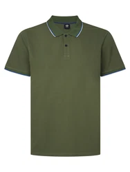 Petrol Industries Poloshirt saphir/tanne/wei