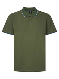 Poloshirt saphir / tanne / wei