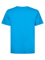 Petrol Industries Rundhalsshirt mit Logo Stickerei Azur
