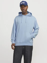 Jack & Jones Sweatshirt JJECHARGE SWEAT HOOD NOOS hellblau