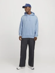 Jack & Jones Sweatshirt JJECHARGE SWEAT HOOD NOOS hellblau