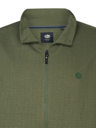 Petrol Industries Sweatjacke dunkelgrün