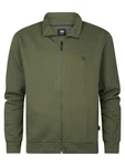 Petrol Industries Sweatjacke dunkelgrün