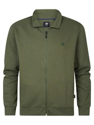 Petrol Industries Sweatjacke dunkelgrün