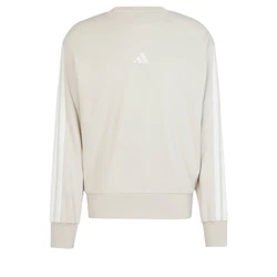 adidas Sportswear Longtop ESSENTIALS 3-STREIFEN FRENCH TERRY SWEATSHIRT beige