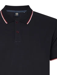 Petrol Industries Poloshirt rot/schwarz/weiß