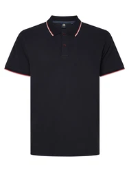 Petrol Industries Poloshirt rot/schwarz/weiß
