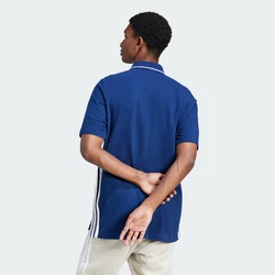 ADIDAS SPORTSWEAR ESSENTIALS 3-STREIFEN PIQUE/ FUNKTIONSSHIRT dunkelblau / weiß