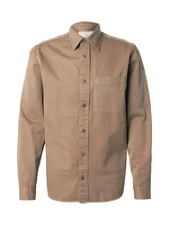 Jack & Jones Premium Hemd 'JPRCCDOVER' Braun/Beige/Khaki