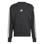adidas Sportswear Longtop ESSENTIALS 3-STREIFEN FRENCH TERRY SWEATSHIRT schwarz/weiß