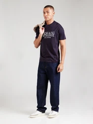 ARMANI EXCHANGE T-Shirt dunkelblau/weiß