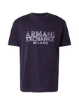 ARMANI EXCHANGE T-Shirt dunkelblau/weiß