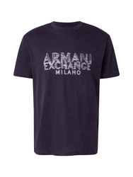 ARMANI EXCHANGE T-Shirt dunkelblau/weiß