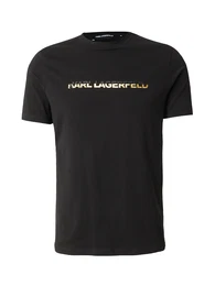T-Shirt gold / schwarz
