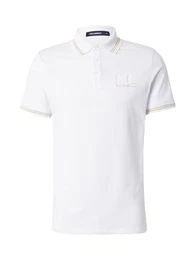 Poloshirt braun / wei